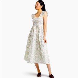 Hill House Home Ellie Nap Dress in Pastel Trellis